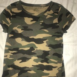 J Crew collectors camouflage T-shirt